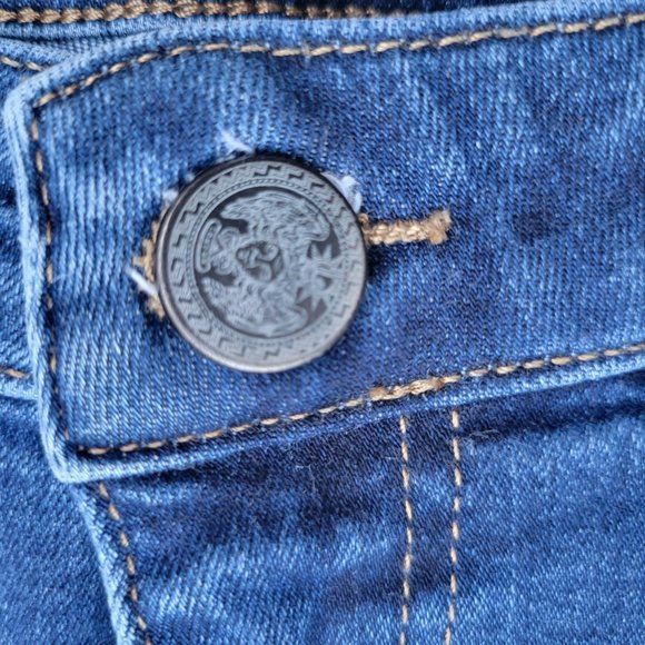 Legen London Womans Distressed Whisking Skinny Denim Jeans Hight Waist 30x30 - Picture 5 of 9